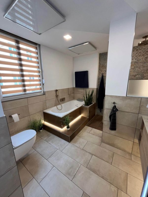 Badsanierung mit mediterranem Flair für den Showroom in Gießen 9